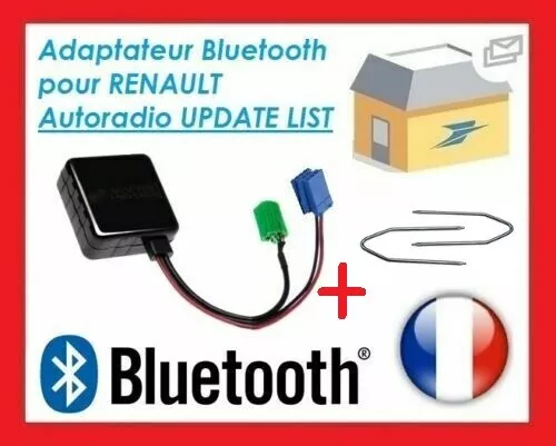 Adapter Bluetooth Auxiliary Renault Head Unit Udapte List Clio 2 3+ Keys