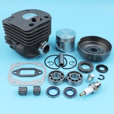 Cylinder Piston Top End Rebuild Kit For Husqvarna 372 365 362 371 Clutch Drum