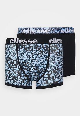 Ellesse Boxershorts Trunks Kiera 2er Pack 3XL große Größen schwarz blau Geschenkset Box