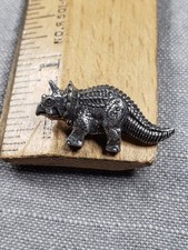 Triceratops Dinosaur 3D Charm Pendant Jurassic Pre Historic B14