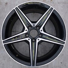 1x Alufelge 18 Zoll 8.5" 5x112 49ET A2054011200 Mercedes-Benz Amg Rim Wheel