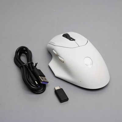 Alienware AW620M Wireless Optical Gaming Mouse - Lunar Light