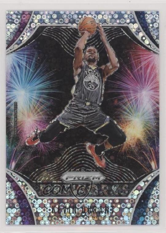 2019-20 Panini Prizm Fireworks Fast Break Prizm Kevin Durant #1 sa4