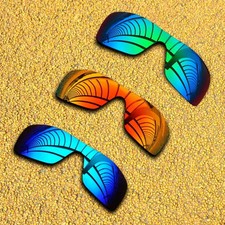 3Pieces Lenses Replacement for-Oakley Ridgeline Polarized-Blue Orange Red Green