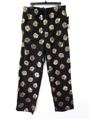 True Religion Women s Loungewear Size Large Gold All Over Pattern Buddah Heads