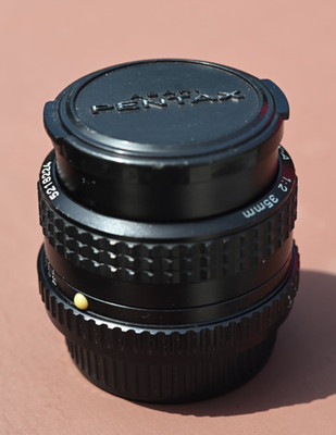 SMC-Pentax-A 50mm F/2 Lens for Pentax K Mount 35mm w/ Caps