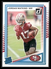 2025 Panini Donruss Jordan Watkins Rated Rookie RC #356 San Francisco 49ers
