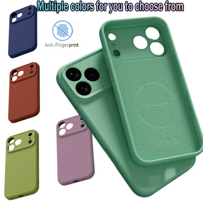 Liquid Silicone Mag Safe Case For iPhone 17 Pro Max 17 Air Shockproof Soft Cover