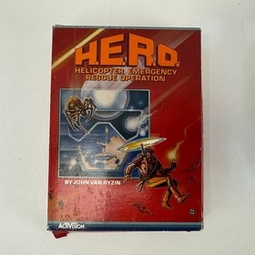 ColecoVision CIB (No Tray) Hero H.E.R.O Game Activision Cart, Box, Manual