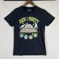Listing image for Rick and Morty UFO Shirt Small Mr Nimbus Spaceship Summer Tee