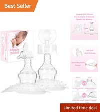 Soft Silicone Nipple Shields for Nursing - Pack of 2, Ideal for Newborns 20mm