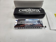 Suzuki Chromatix SCX-48 12 Hole Chromatic Harmonica, Key of A - New
