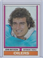 1974 Topps Football Card #148 John Matuszak Rookie Houston Oilers - ExMt. rookie card picture