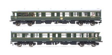 TRIX INTERCITY 'OO' GAUGE 1178 2-CAR BR GREEN CLASS 124 DMU LOCOMOTIVE