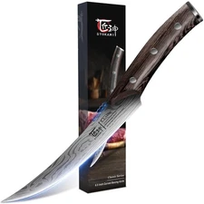 SYOKAMI Boning Knife for Meat Cutting 6.5 Inch Japanese Style Fish Fillet Kni...