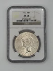 1922 Peace Dollar – NGC MS63 – Bright Lustrous Silver $1 – High-Grade Example