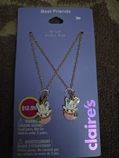 Claire's Best Friend Mermaid Cat Necklaces, New, 14.99