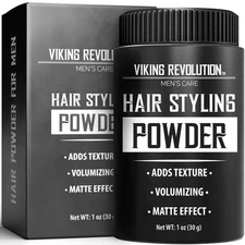 Hair Styling Powder for Men - Easy to Apply Mattifying & Volumizing Hair Texture