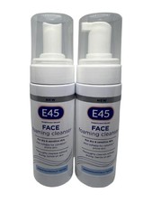 2 x E45 Face Cleanser, Foaming Face Wash For Dry, Sensitive Skin, 150ml