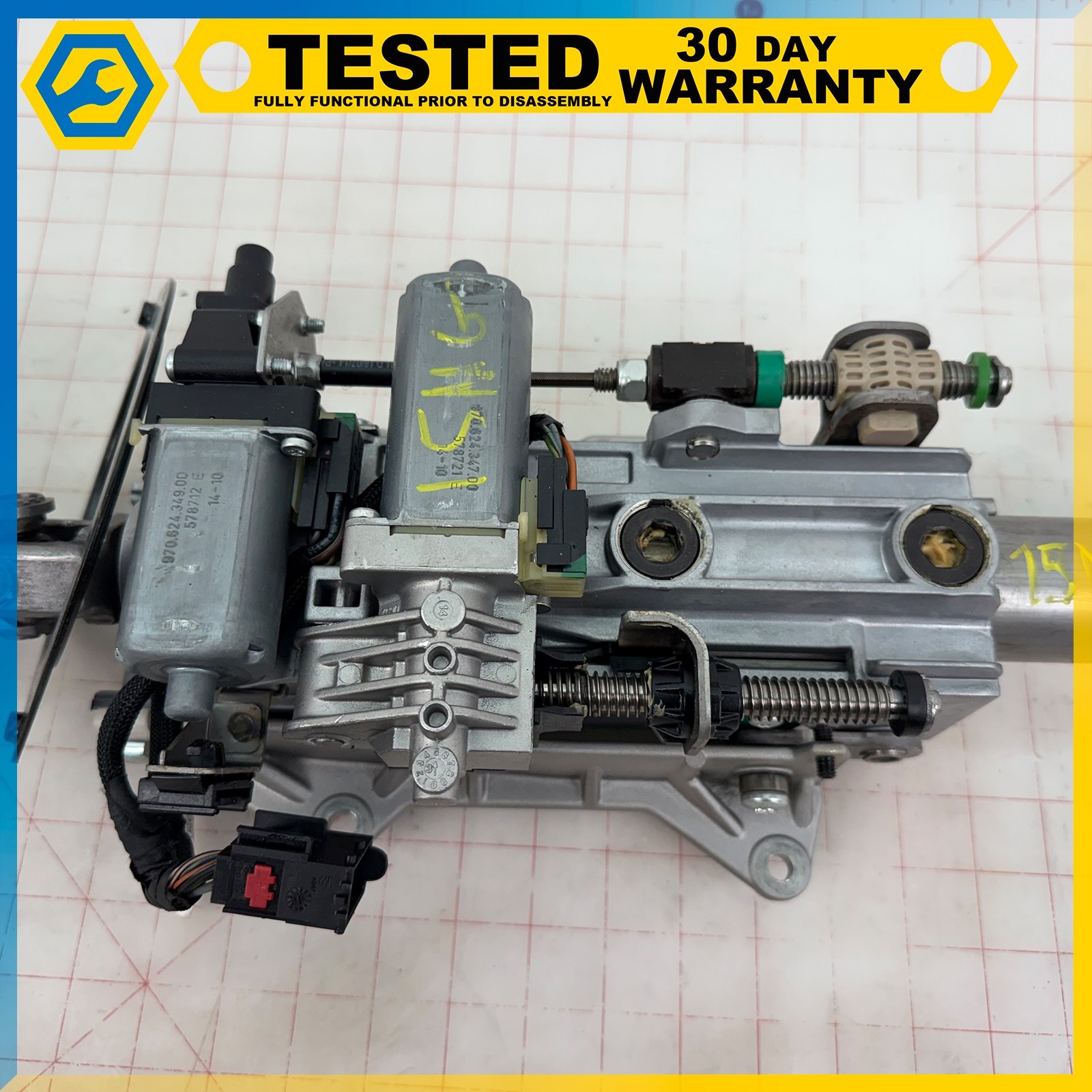 14-24 MASERATI GHIBLI FRONT STEERING COLUMN SHAFT ASSEMBLY OEM