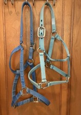 Lot 2 Used Horse Halters-Regular & Oversized/Warmblood