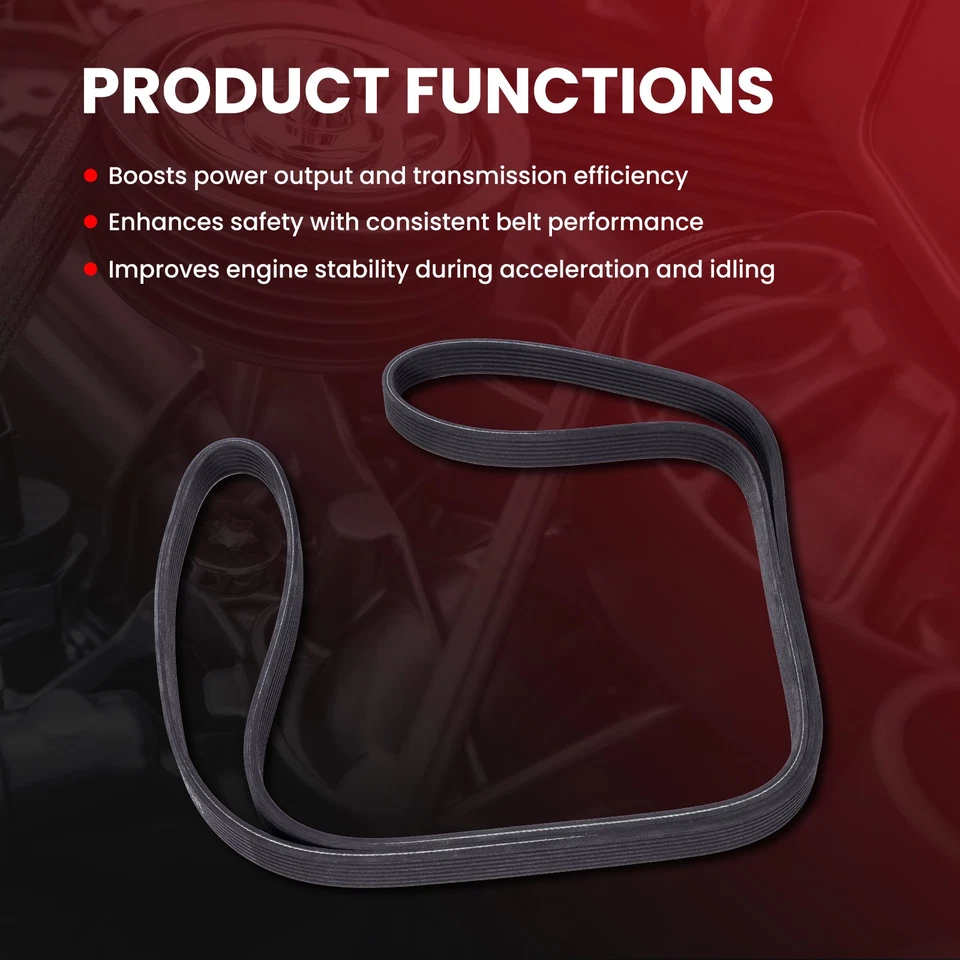 Cinturón Serpentine 7DPK2074 04-18 Porsche Cayenne Volkswagen Touareg Audi Q7 Foto 4 de 4