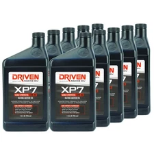 Driven Racing Oil 01706, XP7 Racing Oil, Semi-Synthetic 10W-40, 10 Quarts