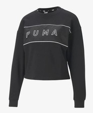 SUPER SALE Puma Style Cat Satin Crew Womens Jumper 58716301 