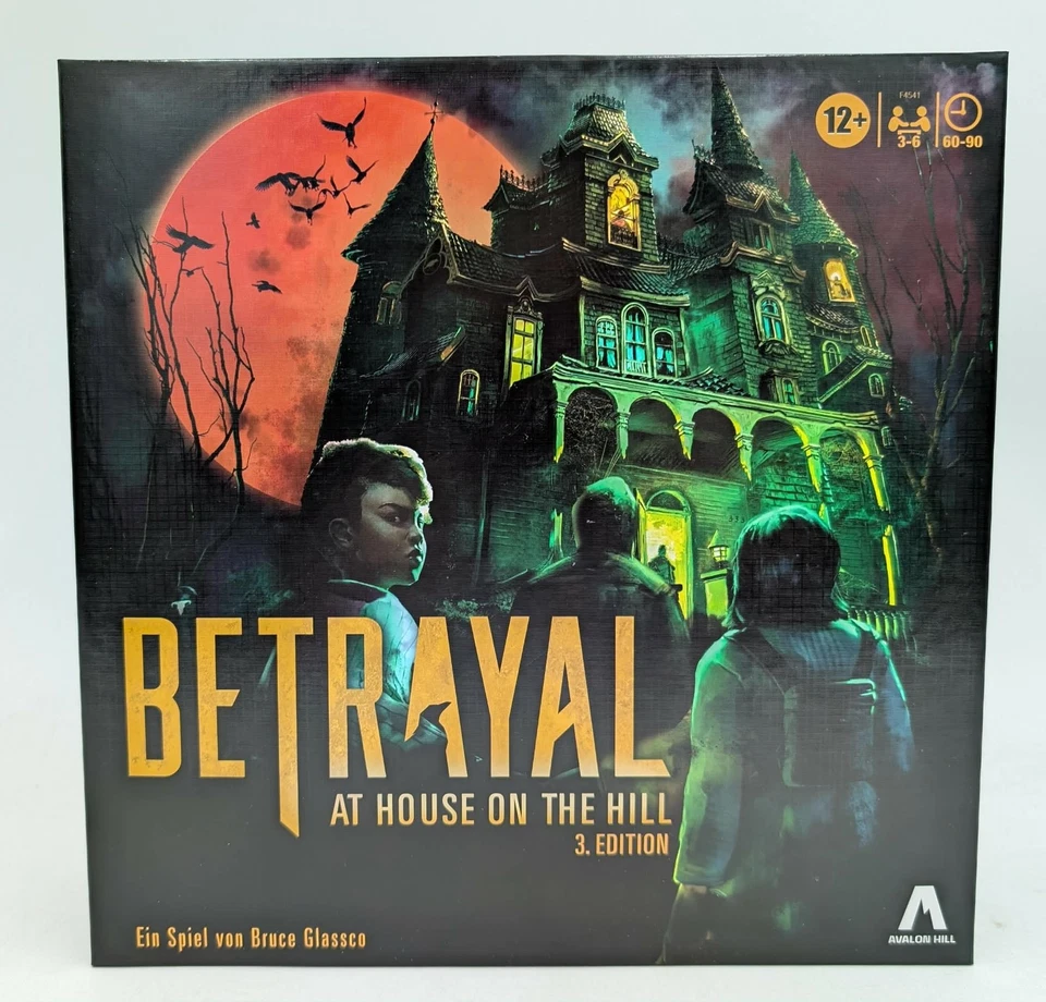 Hasbro Avalon Hill Betrayal at House on the Hill 3.Edition  Deutsche Ausgabe NEU - Bild 4 von 4
