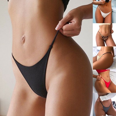 Damen Verführerische Dessous Höschen Slips Low Rise G String Sexy Slip