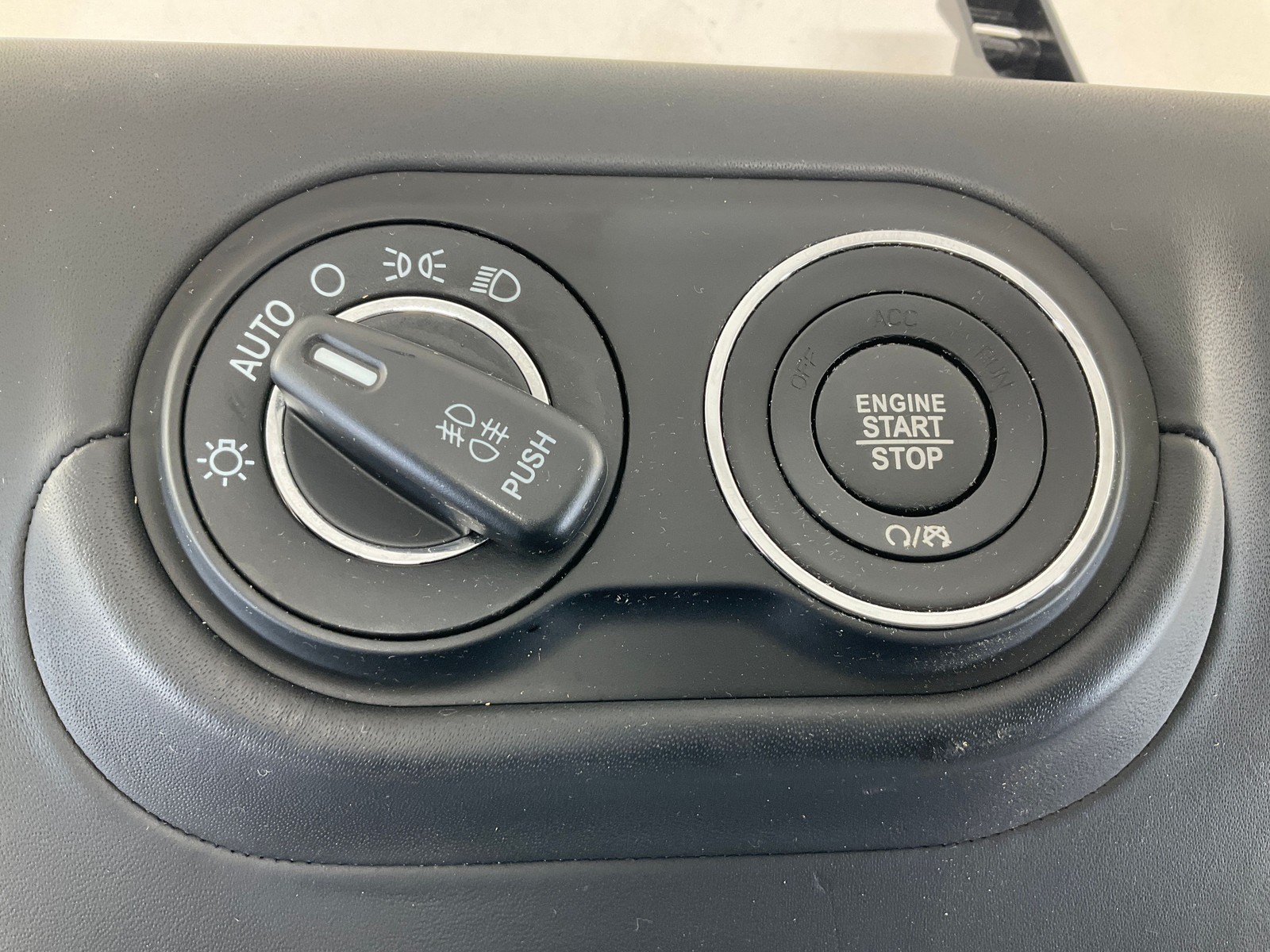 17-20 Maserati Levante Front Left Under Dash Knee Trim Panel w/ Switch OEM CM