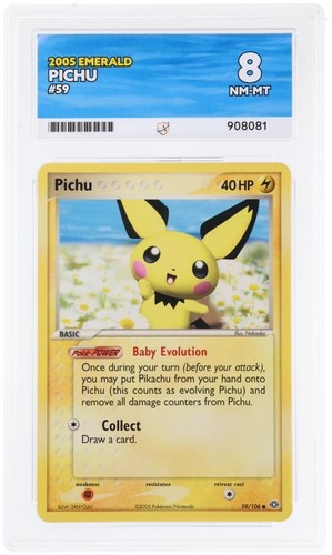 Pichu graded ACE 8 for sale on eBay