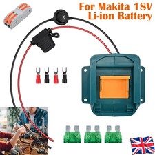 14 AWG Battery Adapter Power Converter with Fuse & Switch For Makita 18V Battery