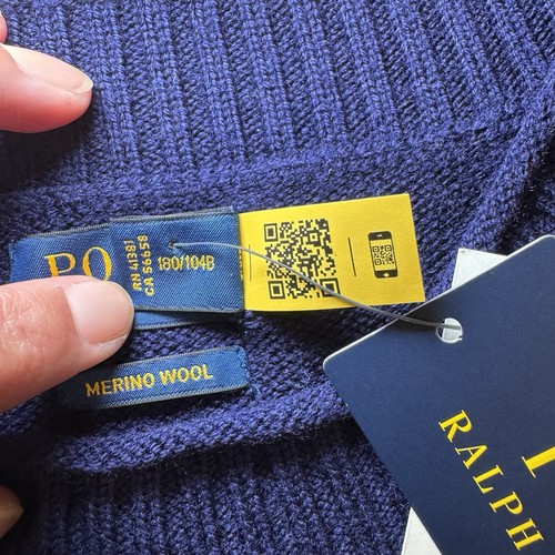 Polo Ralph Lauren 100% Merino Wool Sweater - NWT 2XL TTG Women’s - Imagen 5 de 6