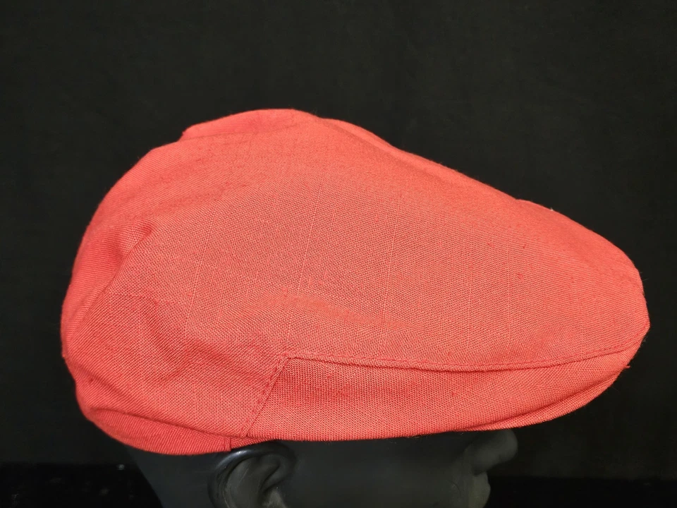 De Colección Años 90 Stetson Adam Rojo Gorra Plana Botón Para Hombre EE. UU. Informal Sombreros Azul 7 1/8 Foto 3 de 4