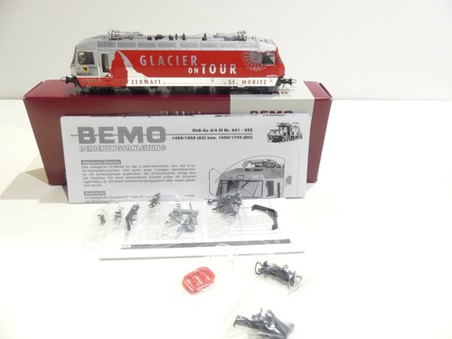 Bemo H0 1559 161 E-Lok Ge 4/4 Glacier on Tour der Rhb Lokpilot AC in OVP V4078 | Zustand: Gebraucht