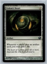 Magic The Gathering Scars of Mirrodin Golem's Heart #161/249 MTG TCG CCG