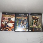 GameCube Lot of 3 CIB Metroid Prime Dragons Lair Serious Sam Untested As Is
