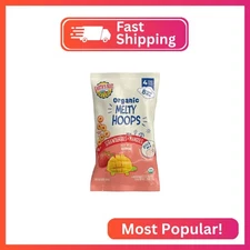 Earth's Best Organic Melty Hoops, Bite-Sized Snacks for Babies 8 Months and Up,