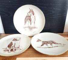 Lot of 3 Laurelwood Plate Basenji Limited Edi...