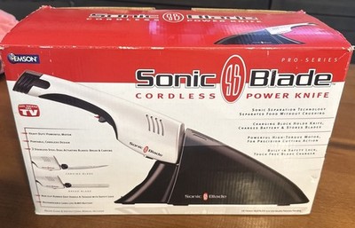 Emson Sonic Blade Pro Series Cordless Power Knife Portable Electric Carving NEW