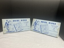 2 1957 BOARD GAMES &ldquo;BRIDE BINGO" NO. 1027 THE LEISTER GAME COMPANY