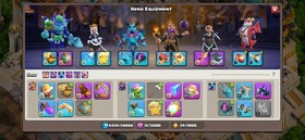 TH17 ALMOST MAX | 100/100/90/75/50 | 16 LEGENDARY SKIN | MAX EQUIP | NAME CHANGE