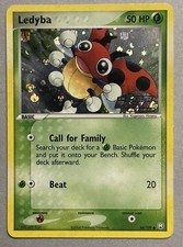 Pokemon TCG Ledyba 64/109 Team Rocket Returns Reverse Holo Stamp 2004