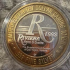 Riviera Silver Gaming Token 999