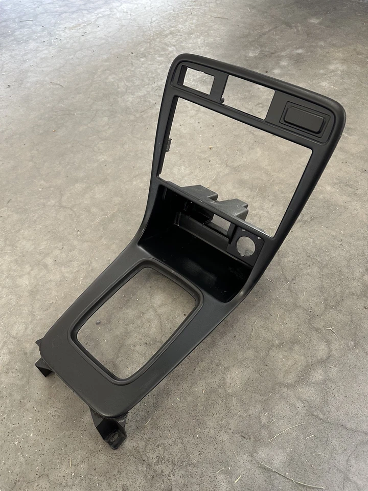 Honda Accord 1994-1997 tablero radio bisel consola moldura OEM negro Foto 2 de 4