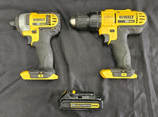 Dewalt 20V Cordless Drill  Impact Driver with 1.5Ah Battery - NO CHARGER