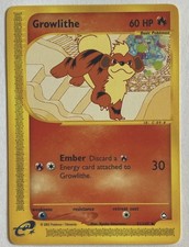 Growlithe 51/147 Aquapolis Near Mint Pokemon Card Vintage WOTC on eBay