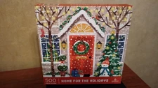 500 PC LG FORMAT GALISON PUZZLE--HOME FOR THE HOLIDAYS --SEALED