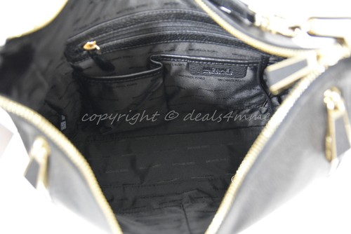 NWT! MICHAEL Michael Kors Matilda Pebbled Leather Shoulder Bag / Hobo in Black - Picture 9 of 12